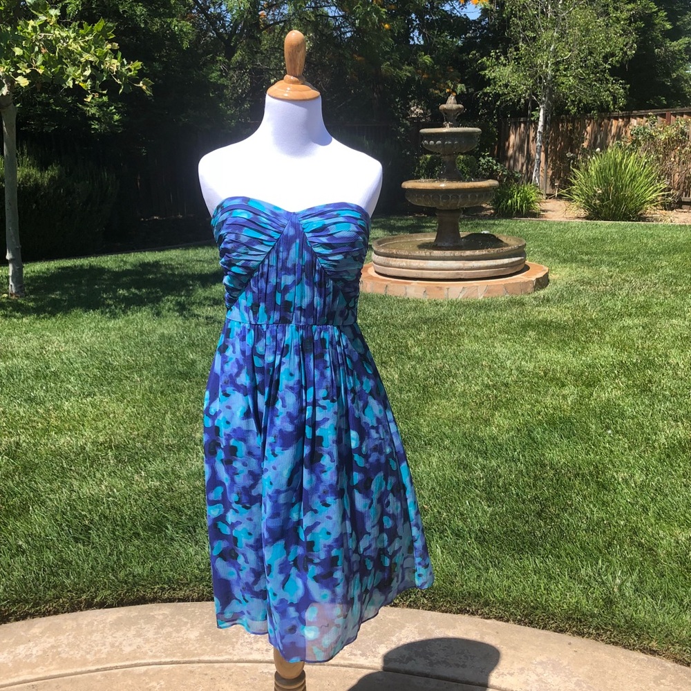 💙Banana Republic Monogram water color dress, size 2